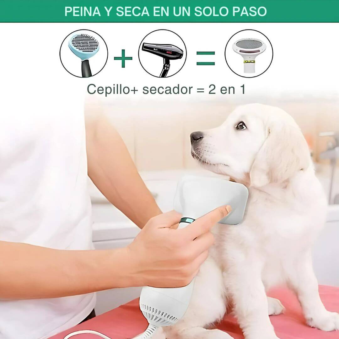 CepilloSec Calm – Peina y seca a tu mascota sin estrés